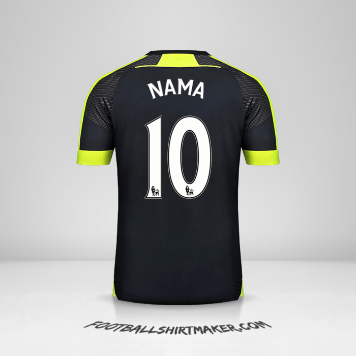 Jersey Arsenal 2016/17 Ketiga -  nama - 10