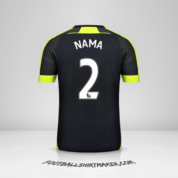 Jersey Arsenal 2016/17 Ketiga -  nama - 2