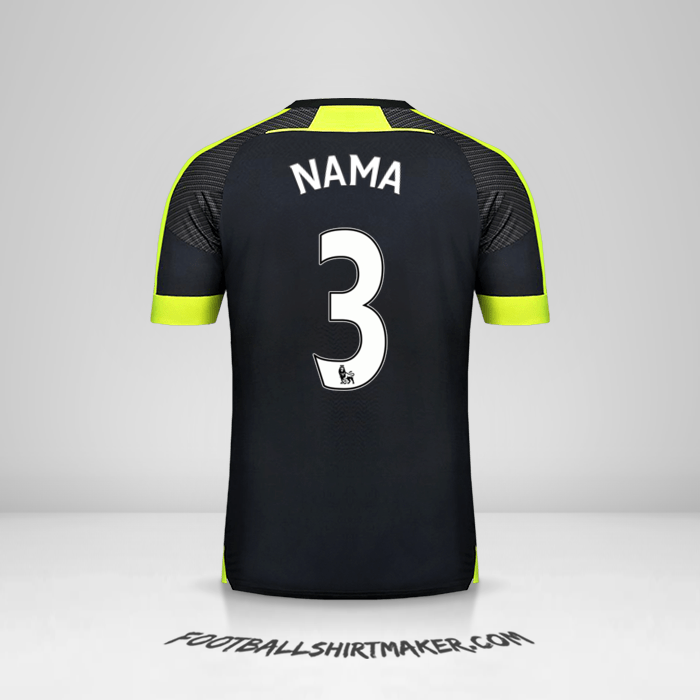 Jersey Arsenal 2016/17 Ketiga -  nama - 3
