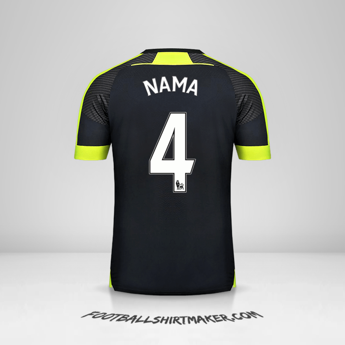 Jersey Arsenal 2016/17 Ketiga -  nama - 4