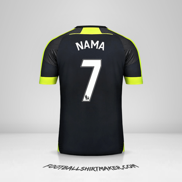 Jersey Arsenal 2016/17 Ketiga -  nama - 7