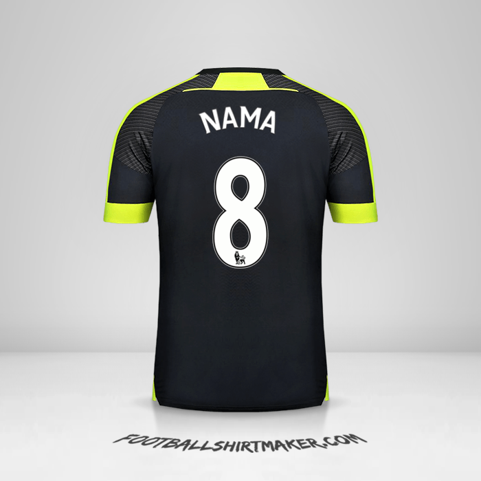 Jersey Arsenal 2016/17 Ketiga -  nama - 8