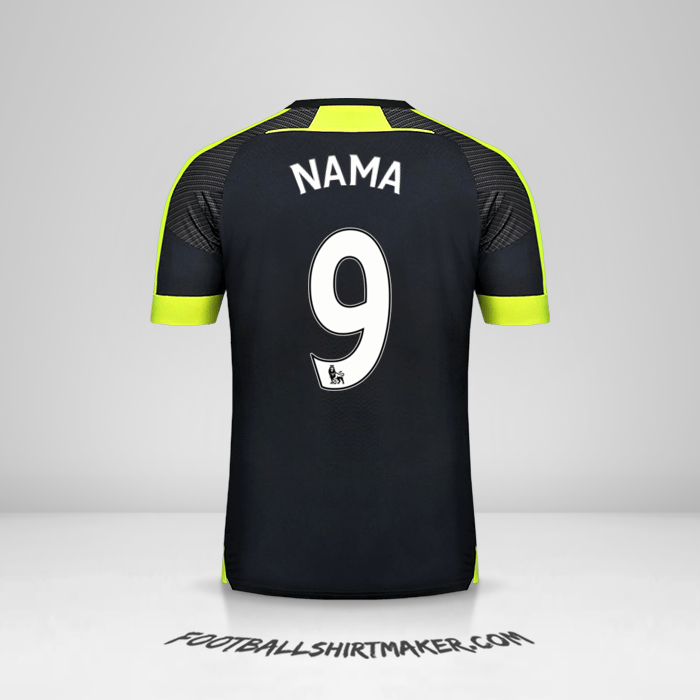 Jersey Arsenal 2016/17 Ketiga -  nama - 9