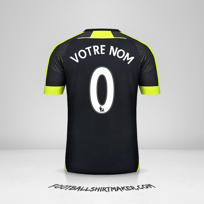 Maillot Arsenal 2016/17 III -  votre nom - 0