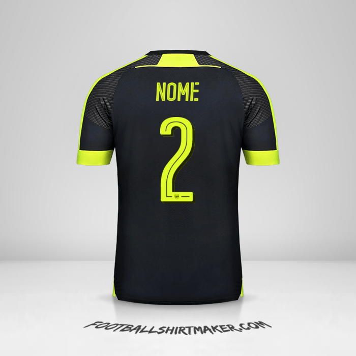 Maglia Arsenal Cup 2016/17 Terza -  nome - 2