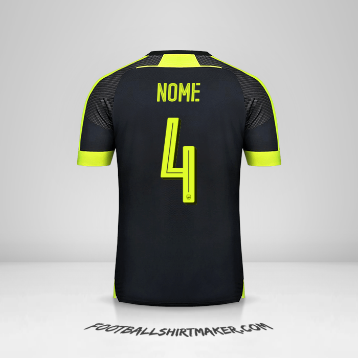 Maglia Arsenal Cup 2016/17 Terza -  nome - 4