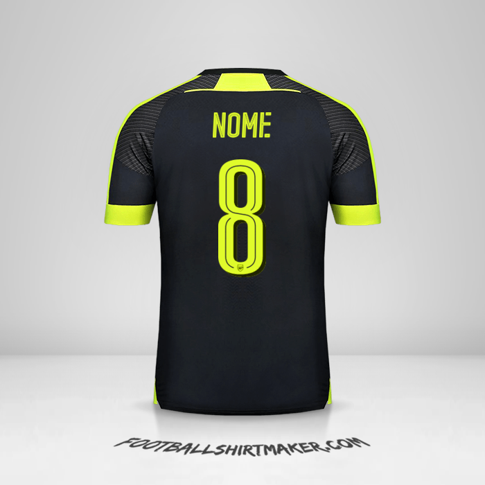 Maglia Arsenal Cup 2016/17 Terza -  nome - 8