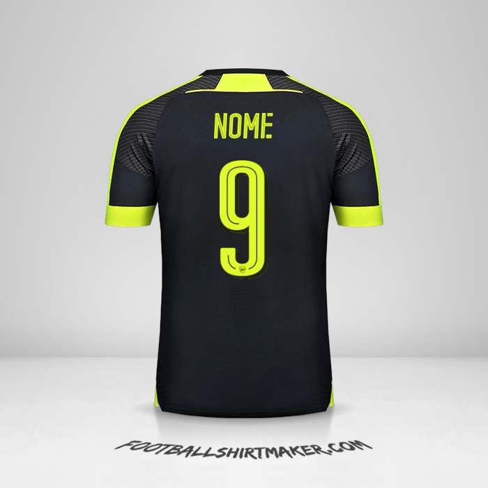 Maglia Arsenal Cup 2016/17 Terza -  nome - 9