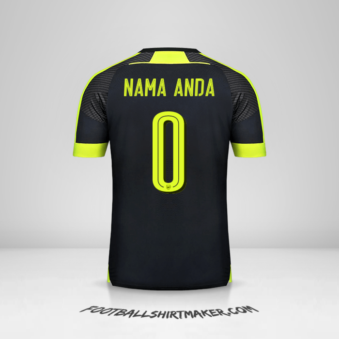 Jersey Arsenal Cup 2016/17 III -  nama anda - 0