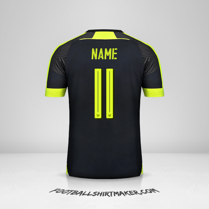 Shirt Arsenal Cup 2016/17 Third -  name - 11