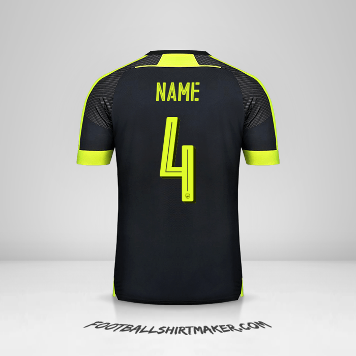 Shirt Arsenal Cup 2016/17 Third -  name - 4