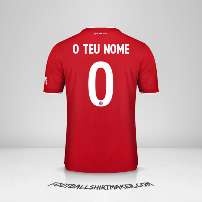 Camisola FC Bayern Munchen Cup 2020/21 -  o teu nome - 0