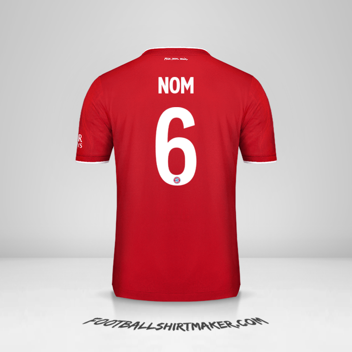Maillot FC Bayern Munchen Cup 2020/21 -  nom - 6