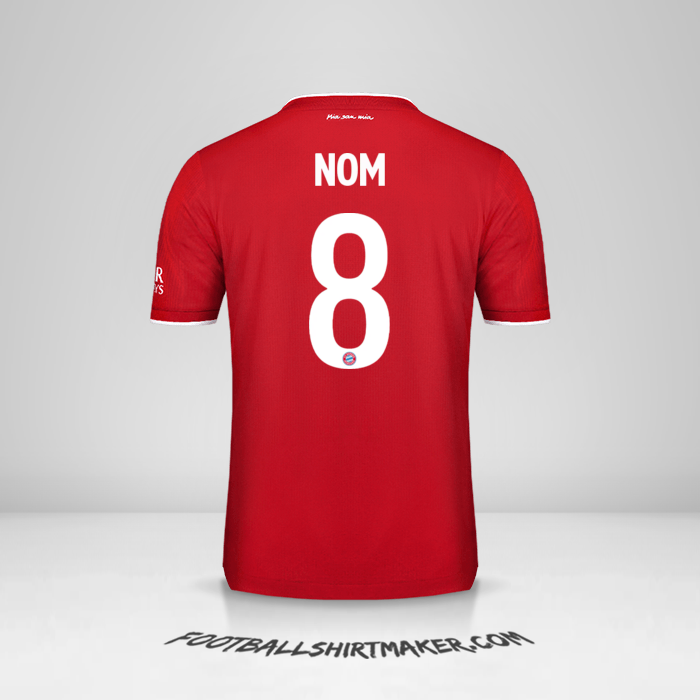 Maillot FC Bayern Munchen Cup 2020/21 -  nom - 8