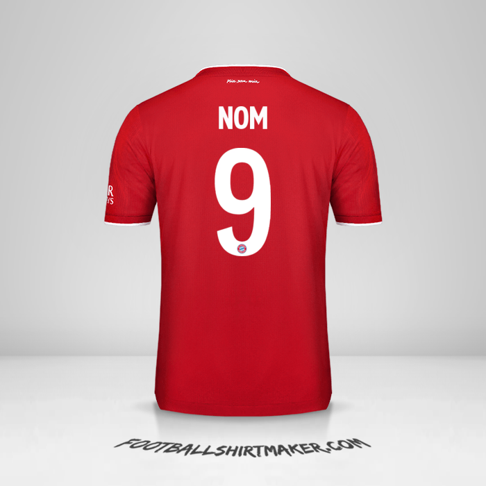 Maillot FC Bayern Munchen Cup 2020/21 -  nom - 9