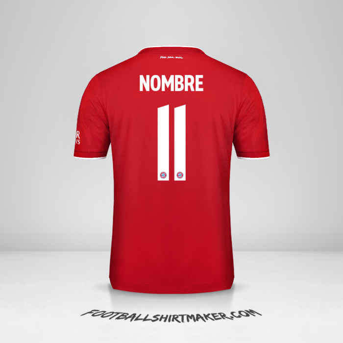 Jersey FC Bayern Munchen Cup 2020/21 -  nombre - 11