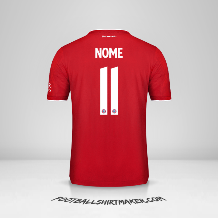 Camisa FC Bayern Munchen Cup 2020/21 -  nome - 11