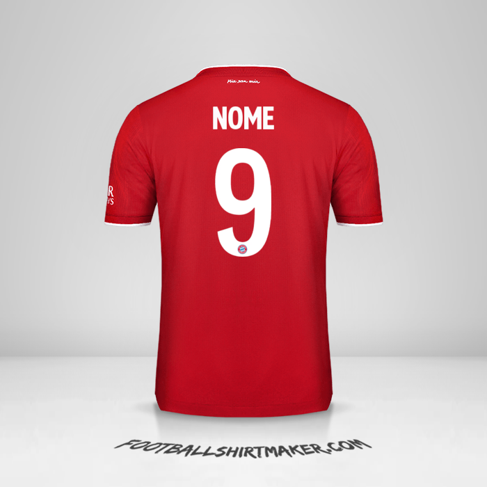 Maglia FC Bayern Munchen Cup 2020/21 -  nome - 9