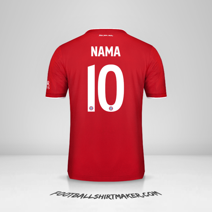 Jersey FC Bayern Munchen Cup 2020/21 -  nama - 10