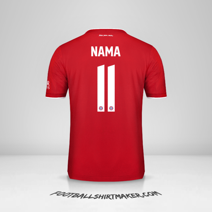 Jersey FC Bayern Munchen Cup 2020/21 -  nama - 11