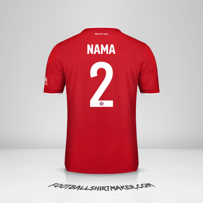 Jersey FC Bayern Munchen Cup 2020/21 -  nama - 2
