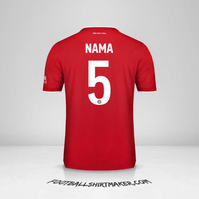 Jersey FC Bayern Munchen Cup 2020/21 -  nama - 5