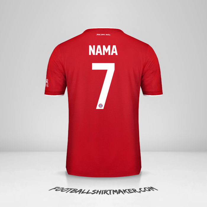 Jersey FC Bayern Munchen Cup 2020/21 -  nama - 7