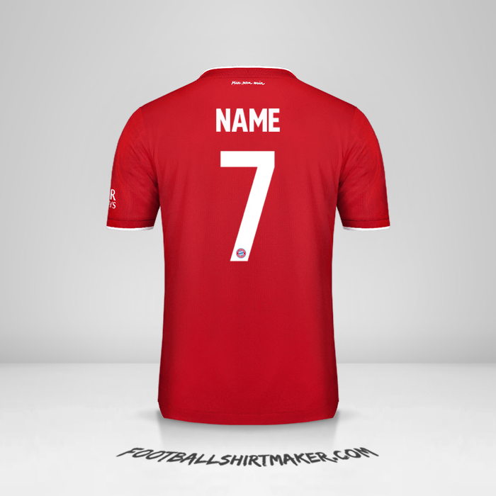 Shirt FC Bayern Munchen Cup 2020/21 -  name - 7
