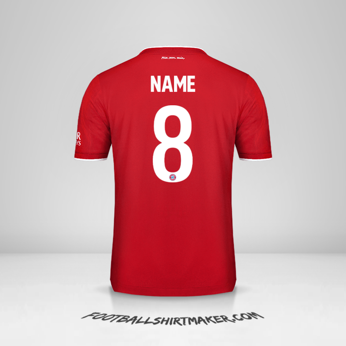 Shirt FC Bayern Munchen Cup 2020/21 -  name - 8