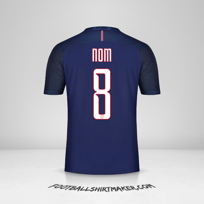 Maillot Paris Saint Germain Cup 2016/17 -  nom - 8