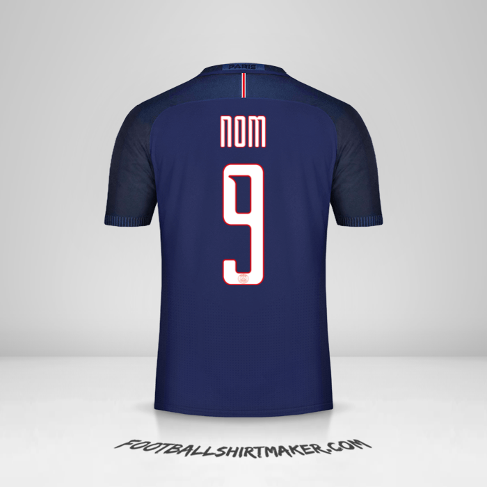 Maillot Paris Saint Germain Cup 2016/17 -  nom - 9