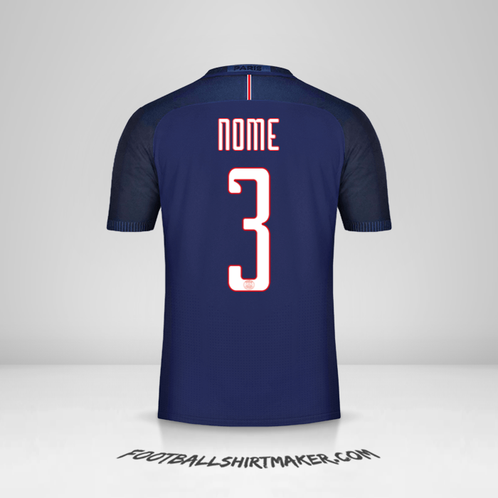 Maglia Paris Saint Germain Cup 2016/17 -  nome - 3