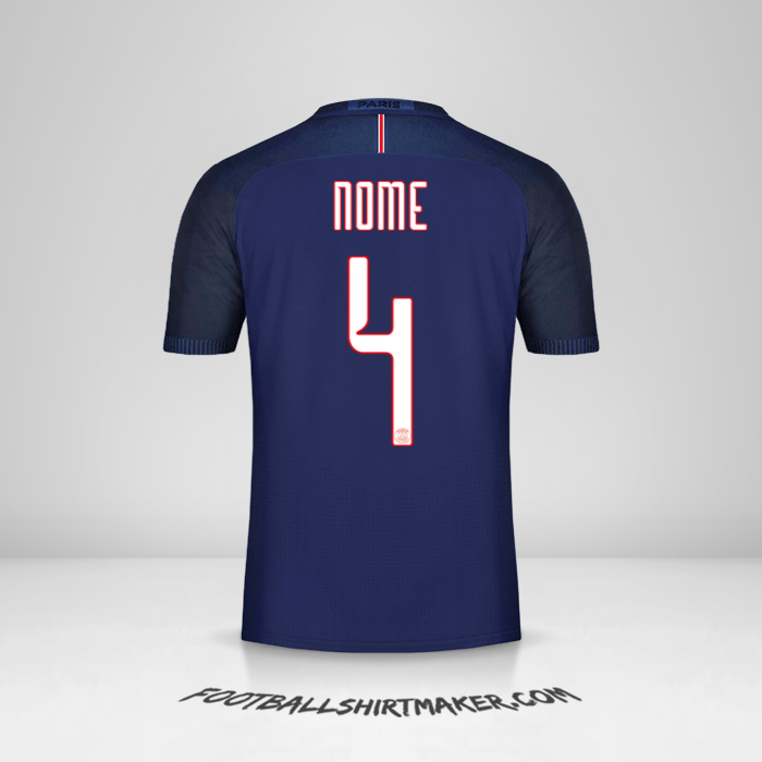 Maglia Paris Saint Germain Cup 2016/17 -  nome - 4
