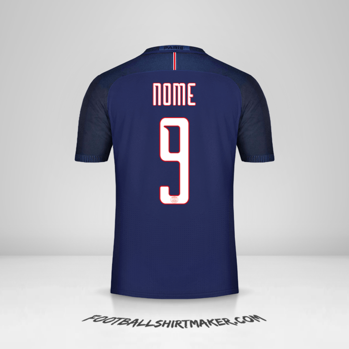 Maglia Paris Saint Germain Cup 2016/17 -  nome - 9
