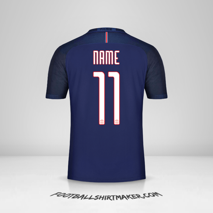 Trikot Paris Saint Germain Cup 2016/17 -  name - 11