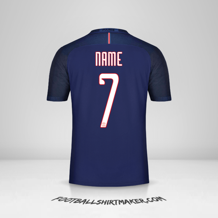 Shirt Paris Saint Germain Cup 2016/17 -  name - 7