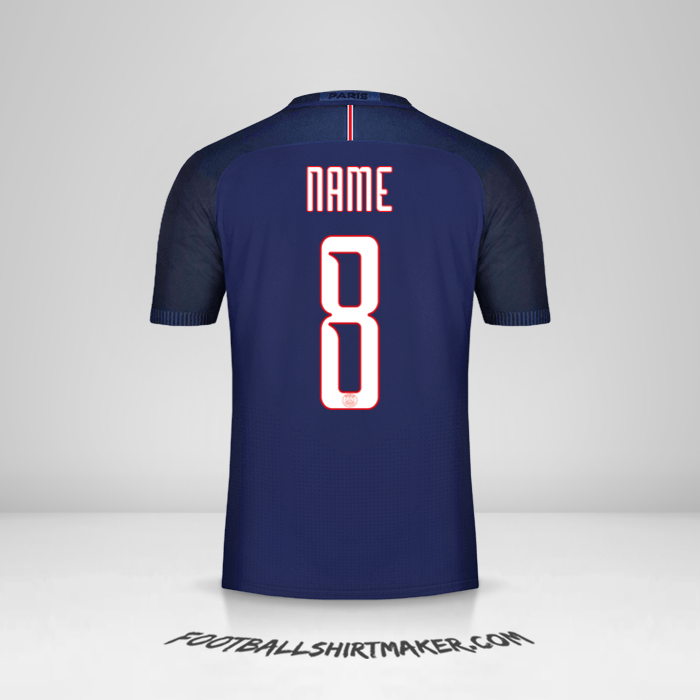 Shirt Paris Saint Germain Cup 2016/17 -  name - 8