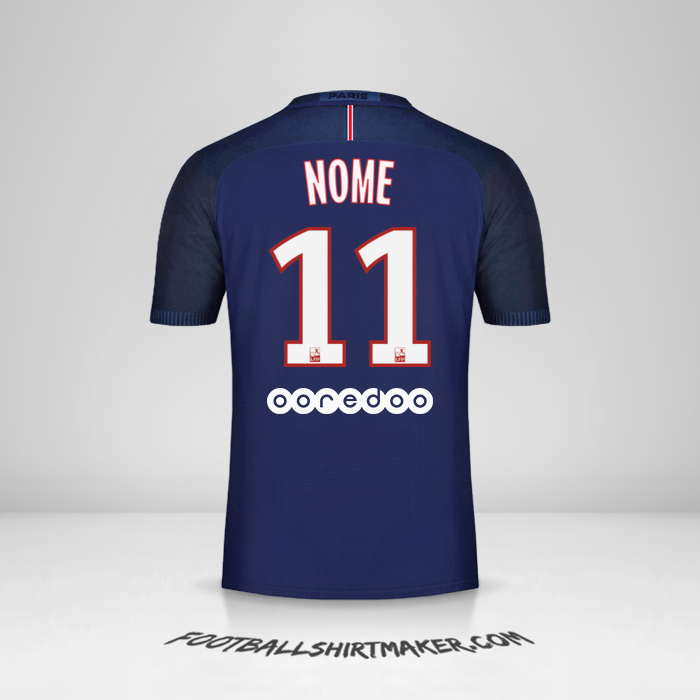 Maglia Paris Saint Germain 2016/17 -  nome - 11