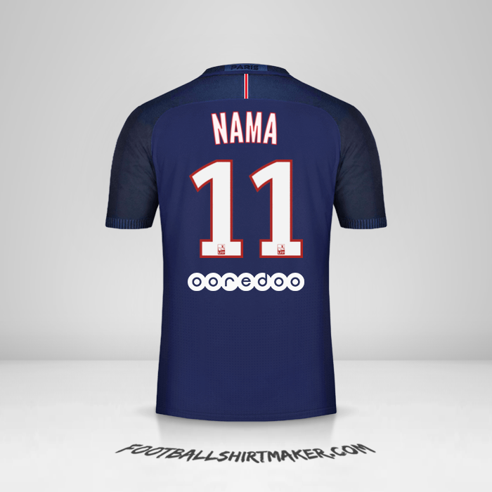 Jersey Paris Saint Germain 2016/17 -  nama - 11