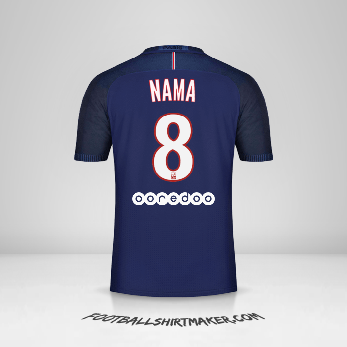 Jersey Paris Saint Germain 2016/17 -  nama - 8