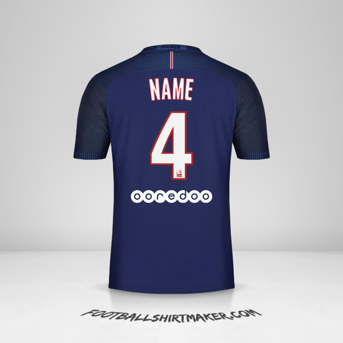 Trikot Paris Saint Germain 2016/17 -  name - 4