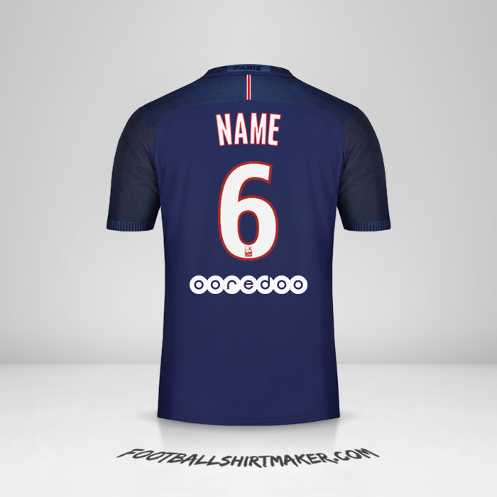 Trikot Paris Saint Germain 2016/17 -  name - 6