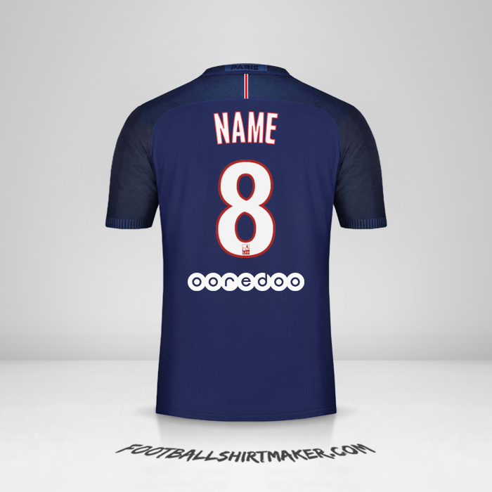 Trikot Paris Saint Germain 2016/17 -  name - 8