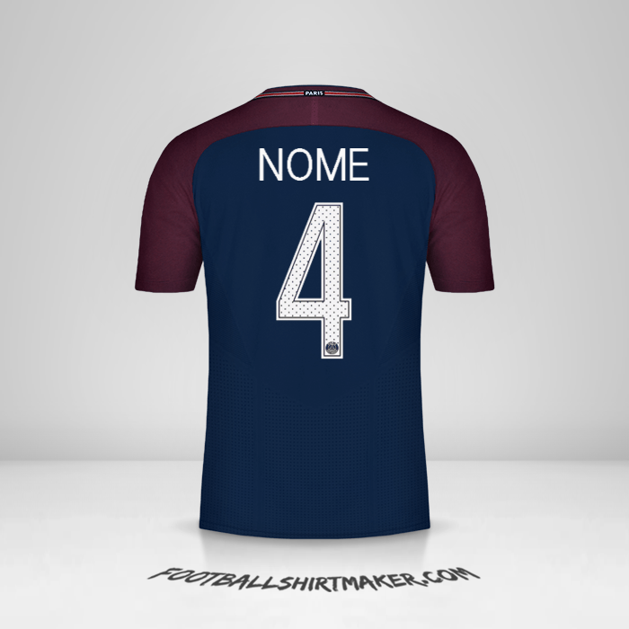Maglia Paris Saint Germain Cup 2017/18 -  nome - 4