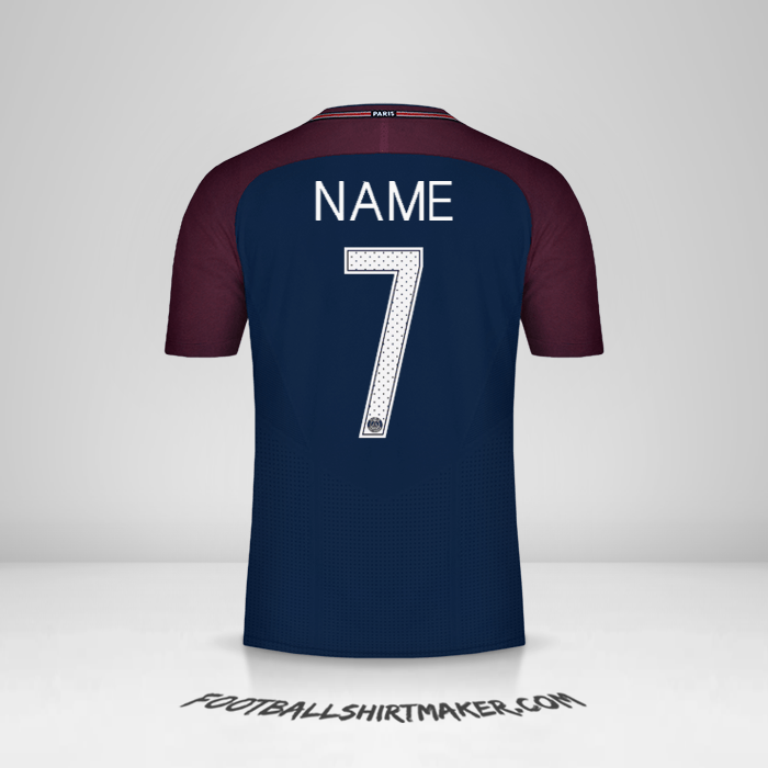 Shirt Paris Saint Germain Cup 2017/18 -  name - 7