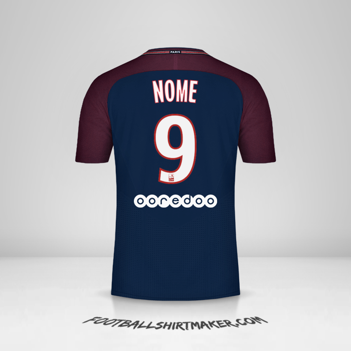 Maglia Paris Saint Germain 2017/18 -  nome - 9