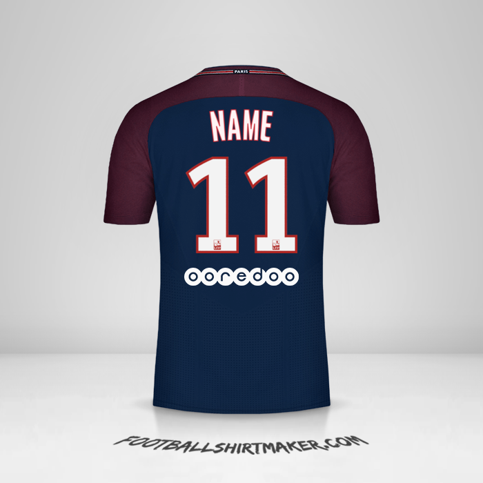 Trikot Paris Saint Germain 2017/18 -  name - 11