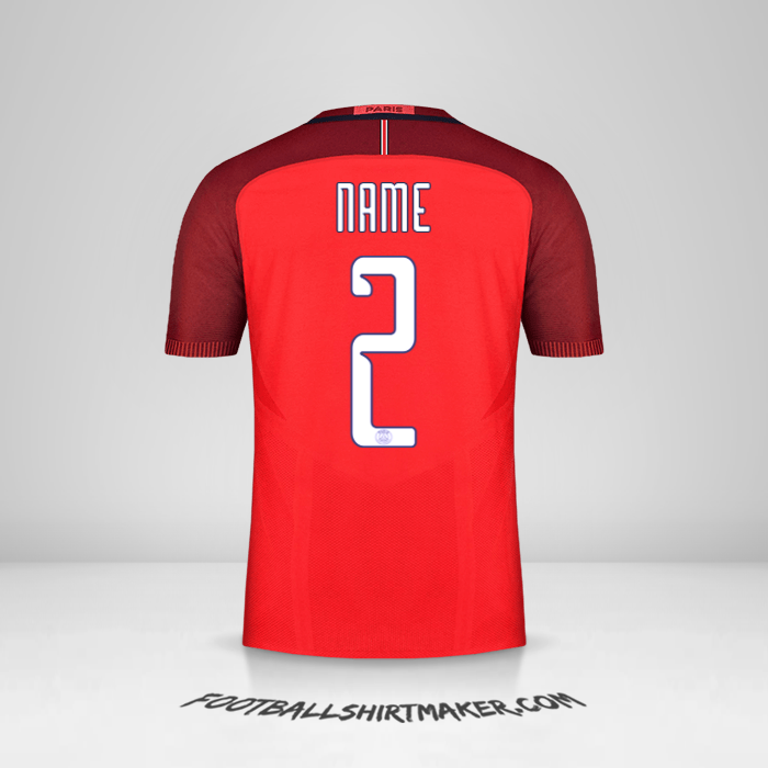 Shirt Paris Saint Germain Cup 2016/17 Away -  name - 2