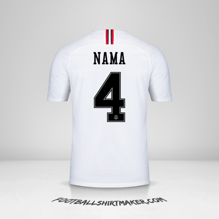 Jersey Paris Saint Germain Jordan 2018/19 Alternatif -  nama - 4