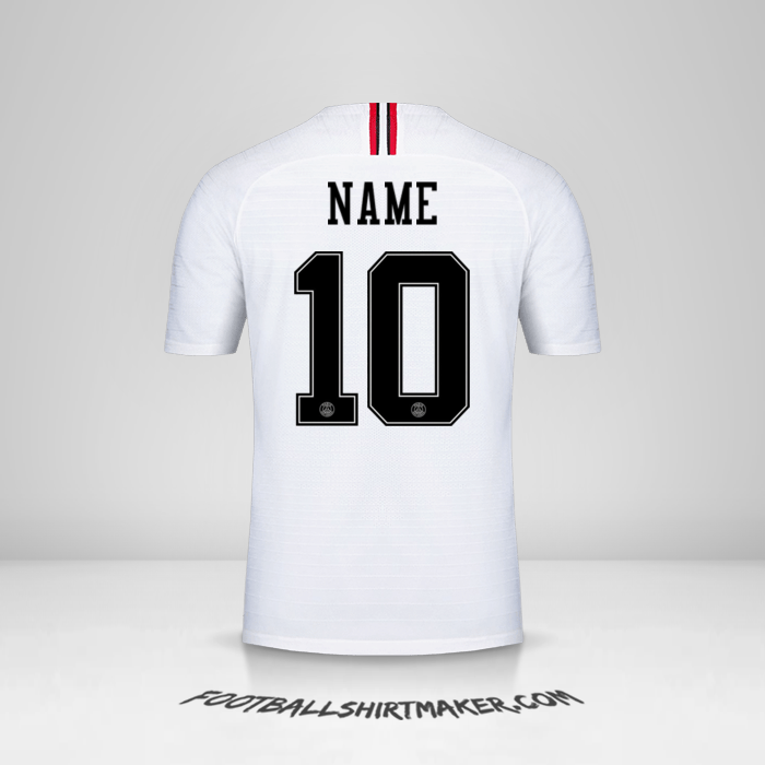 Trikot Paris Saint Germain Jordan 2018/19 Auswärts -  name - 10